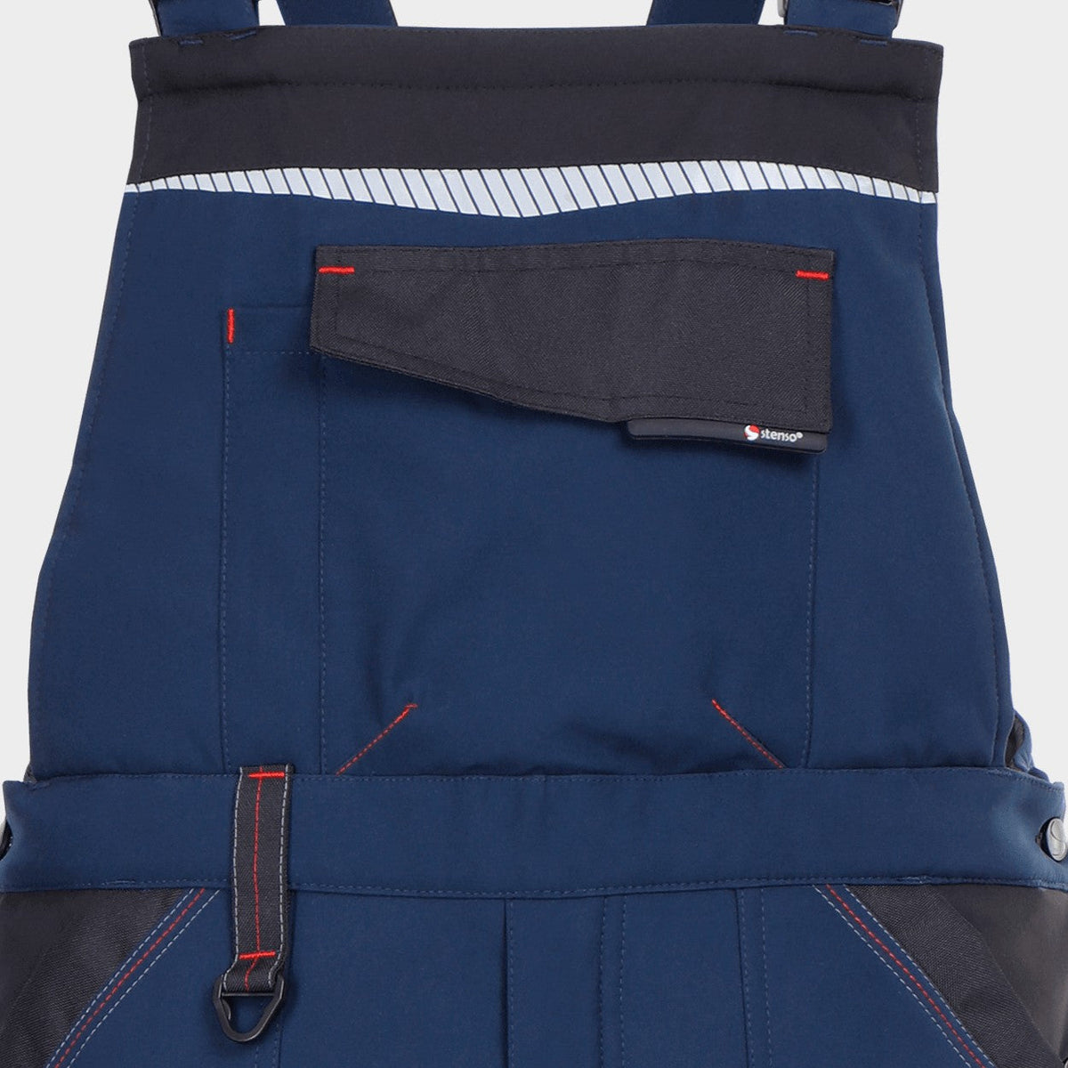 Salopetă de lucru STENSO REVOLT SOFTSHELL WINTER BLEUMARIN/NEGRU