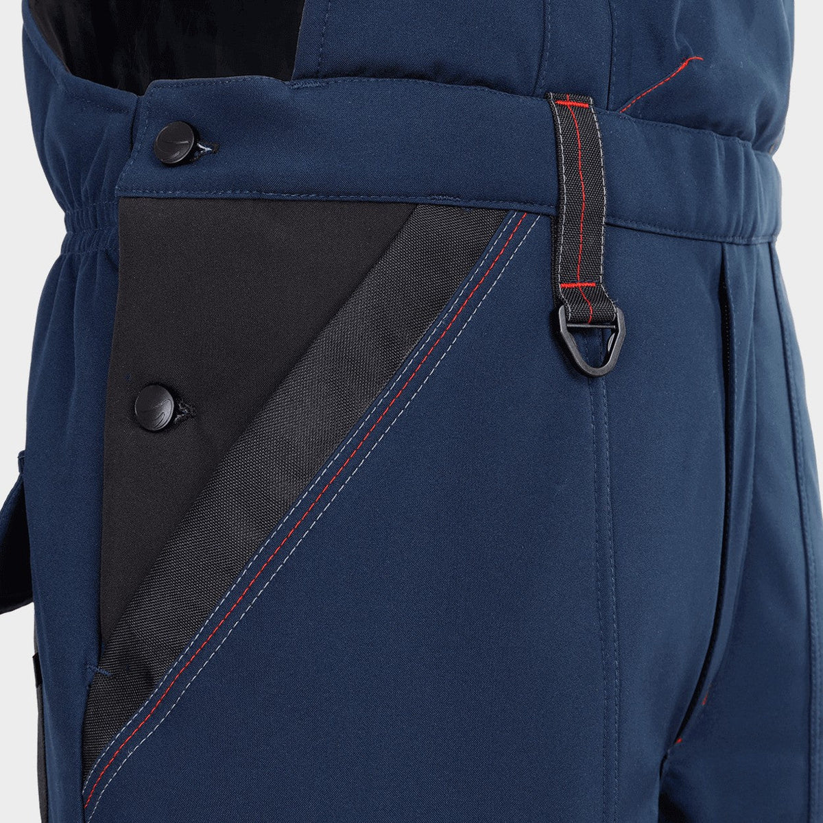 Salopetă de lucru STENSO REVOLT SOFTSHELL WINTER BLEUMARIN/NEGRU