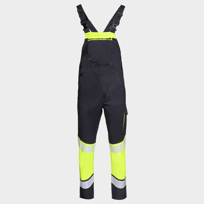 Pantaloni cu pieptar STENSO PRIMO HV LIGHT STRETCH YELLOW