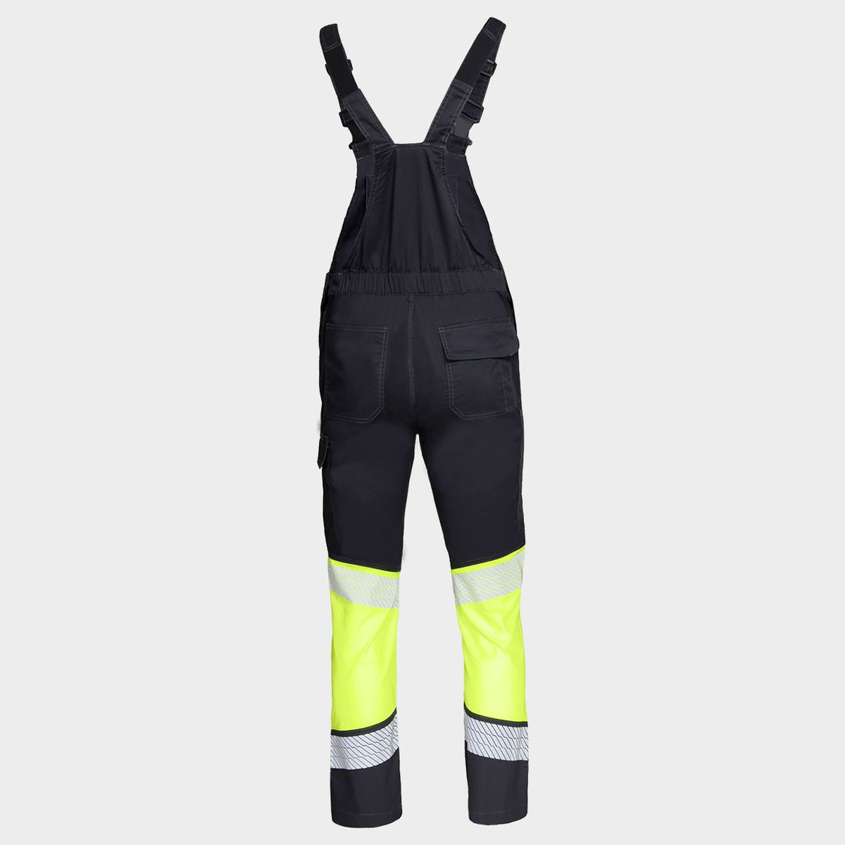 Pantaloni cu pieptar STENSO PRIMO HV LIGHT STRETCH YELLOW