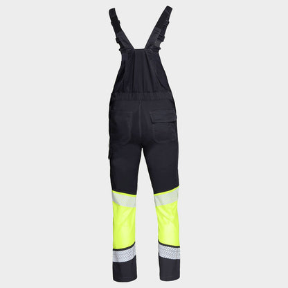 Pantaloni cu pieptar STENSO PRIMO HV LIGHT STRETCH YELLOW