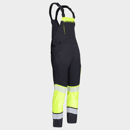 Pantaloni cu pieptar STENSO PRIMO HV LIGHT STRETCH YELLOW