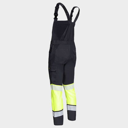 Pantaloni cu pieptar STENSO PRIMO HV LIGHT STRETCH YELLOW
