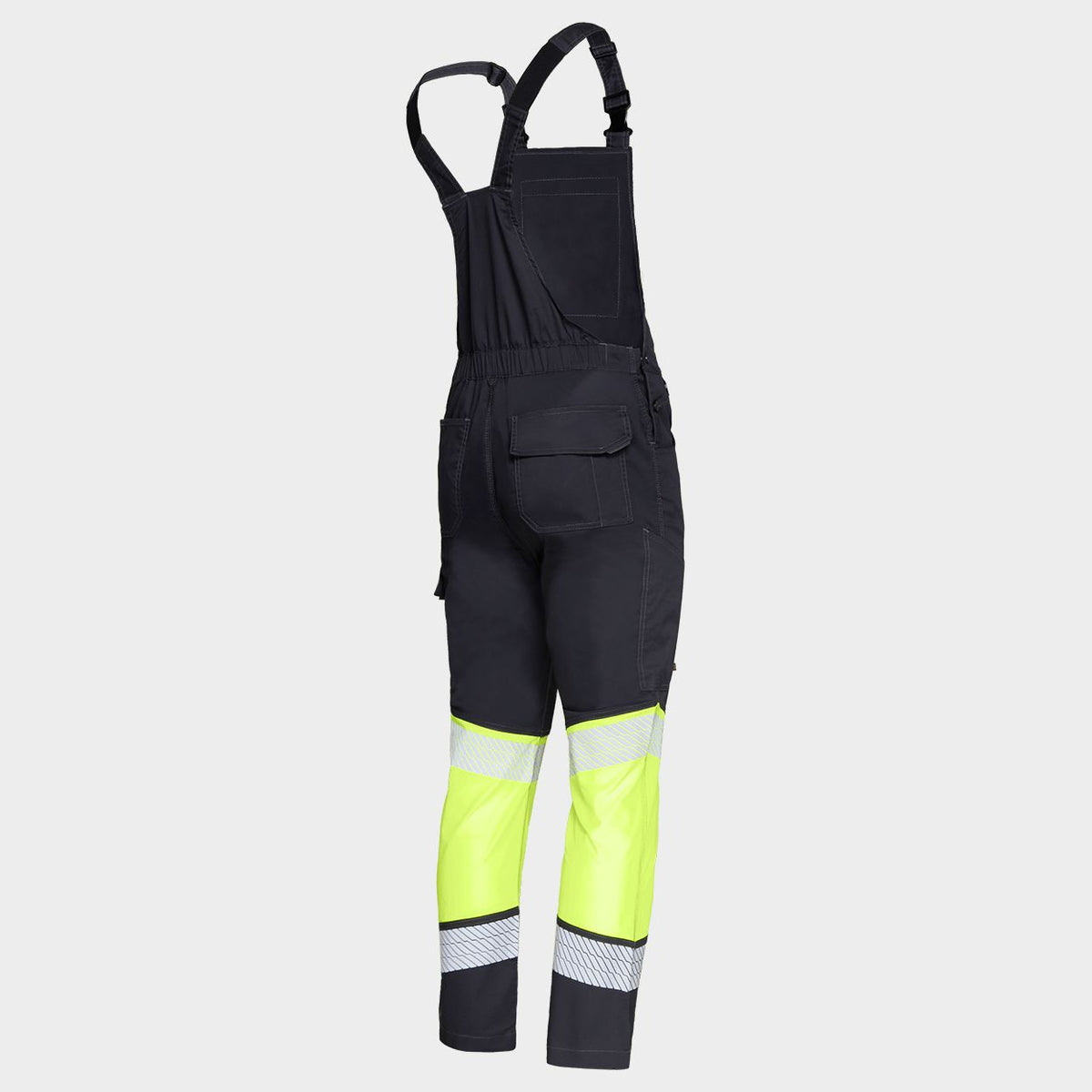 Pantaloni cu pieptar STENSO PRIMO HV LIGHT STRETCH YELLOW