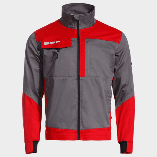 Jachetă de lucru STENSO EOS STRETCH RED/GREY