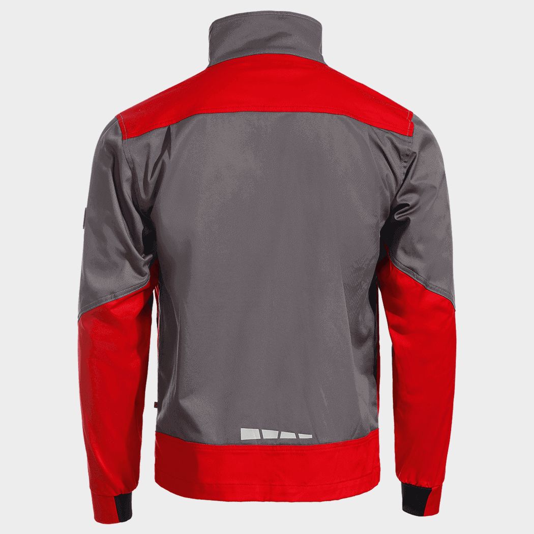 Jachetă de lucru STENSO EOS STRETCH RED/GREY