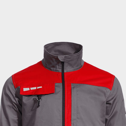 Jachetă de lucru STENSO EOS STRETCH RED/GREY