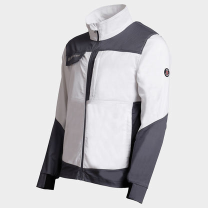 Jachetă de lucru STENSO EOS STRETCH WHITE/DARK GREY