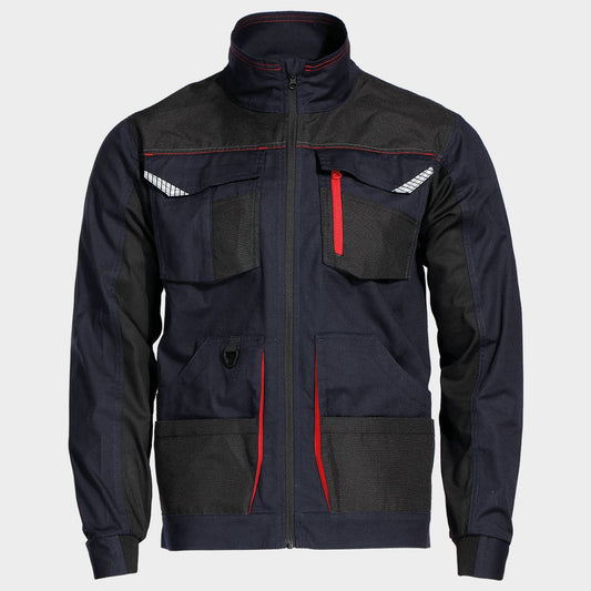 Jachetă de lucru STENSO KASTOR STRETCH DARK BLUE/RED