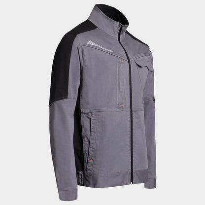 Jachetă de lucru STENSO MELBOURNE STRETCH GREY/BLACK