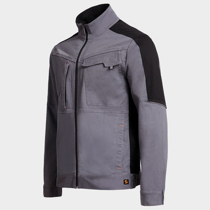 Jachetă de lucru STENSO MELBOURNE STRETCH GREY/BLACK