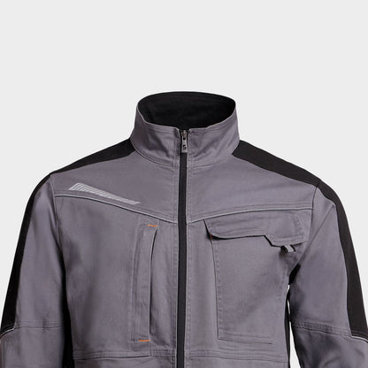 Jachetă de lucru STENSO MELBOURNE STRETCH GREY/BLACK