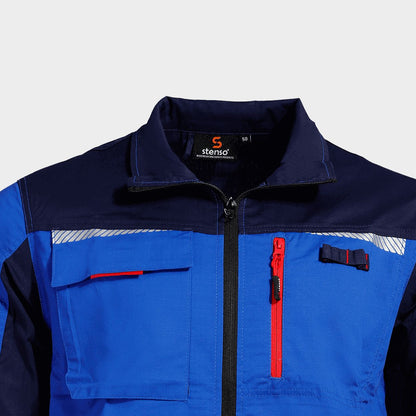 Jachetă de lucru STENSO PRISMA LIGHT STRETCH ALBASTRU REGAL/ALBASTRU ÎNCHIS