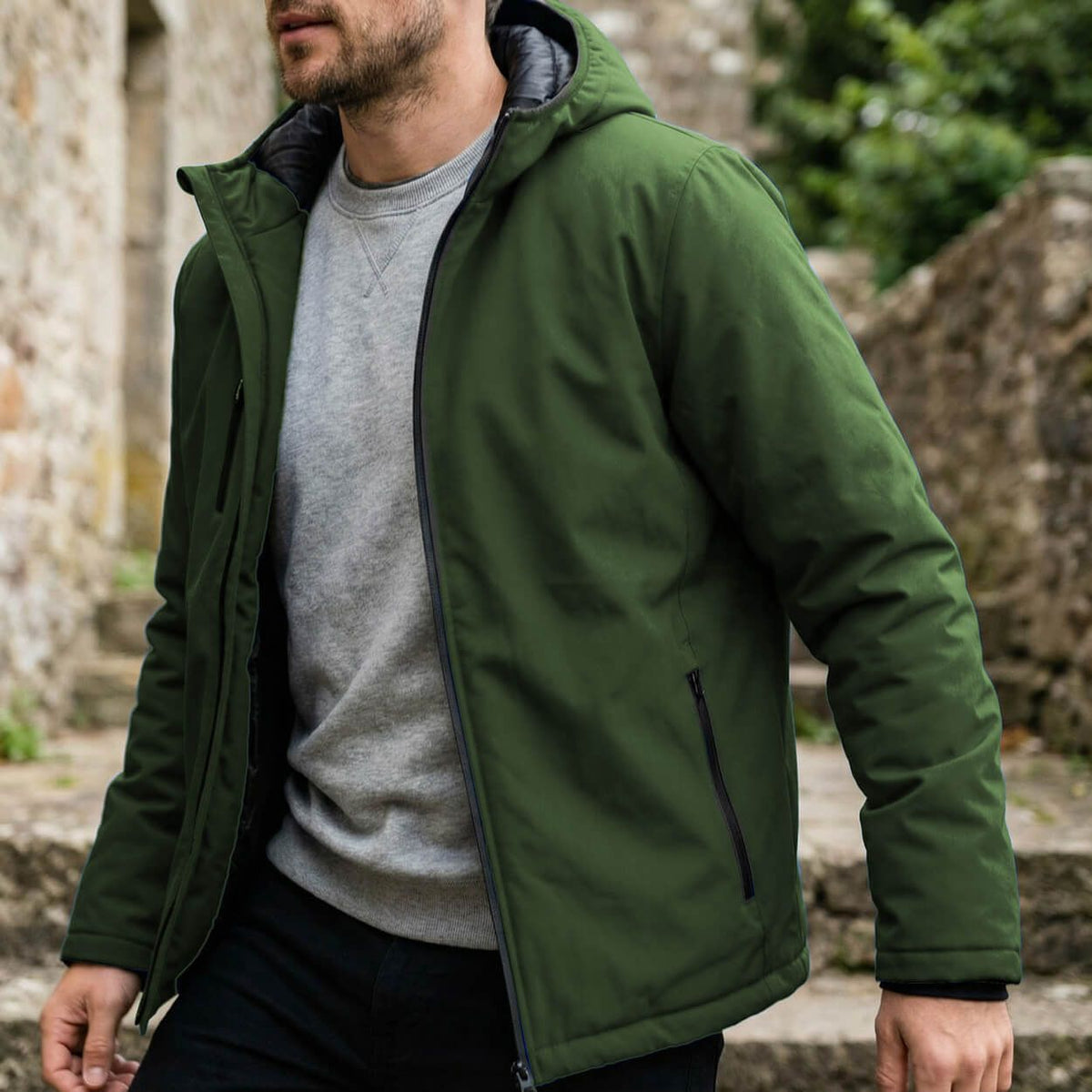 Jachetă de lucru STENSO REEF PAD SOFTSHELL MILITARY GREEN