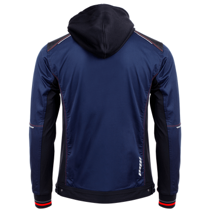 Jachetă de lucru STENSO REVOLT 4STRETCH BLEUMARIN/NEGRU/ROȘU