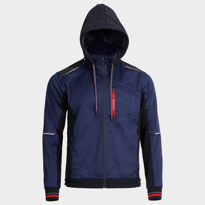 Jachetă de lucru STENSO REVOLT 4STRETCH BLEUMARIN/NEGRU/ROȘU