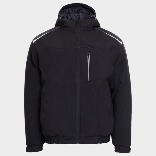 Geacă de lucru STENSO REVOLT SOFTSHELL WINTER NEGRU
