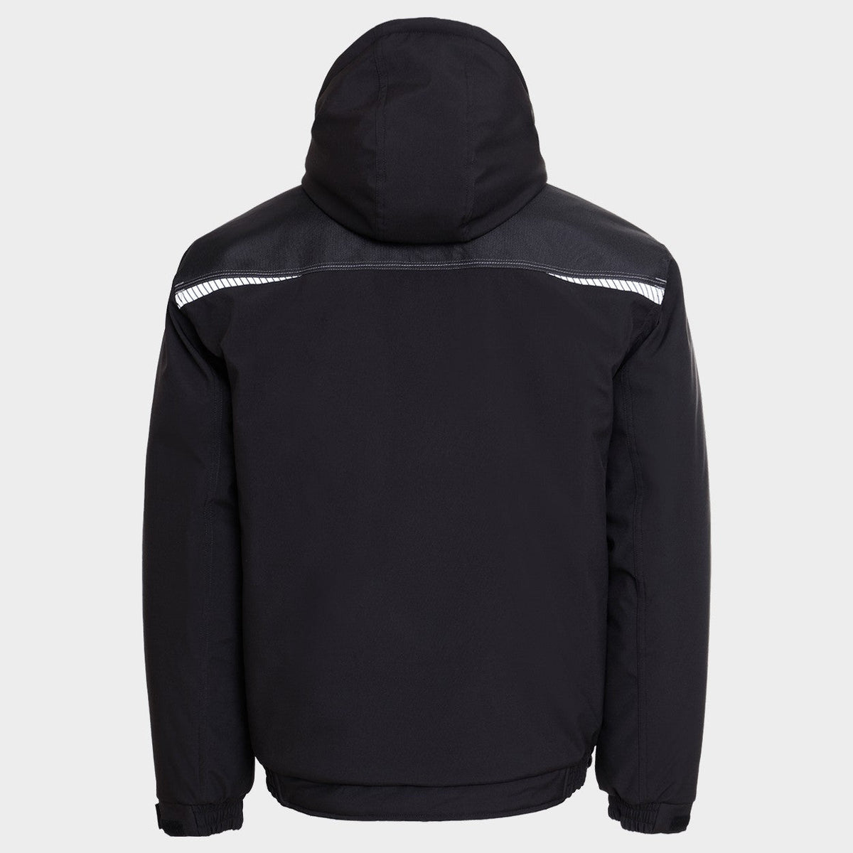 Geacă de lucru STENSO REVOLT SOFTSHELL WINTER NEGRU