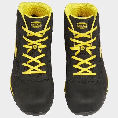 Încălțăminte de protecție DIADORA GLOVE HYPER MID S3S FO HRO SR ESD BLACK