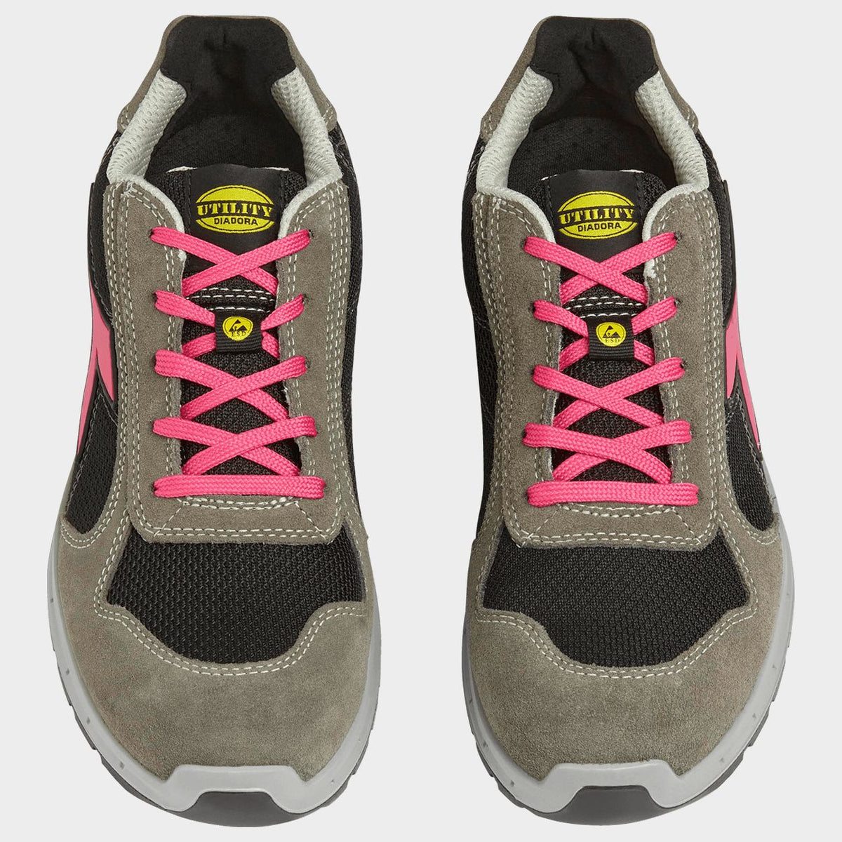 Încălțăminte de protecție DIADORA RUN A.BOX LOW S1PS FO SR ESD GREY/BLACK