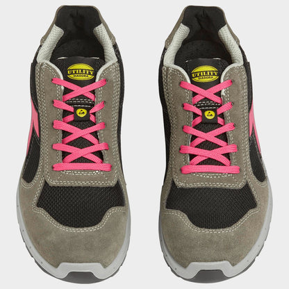Încălțăminte de protecție DIADORA RUN A.BOX LOW S1PS FO SR ESD GREY/BLACK