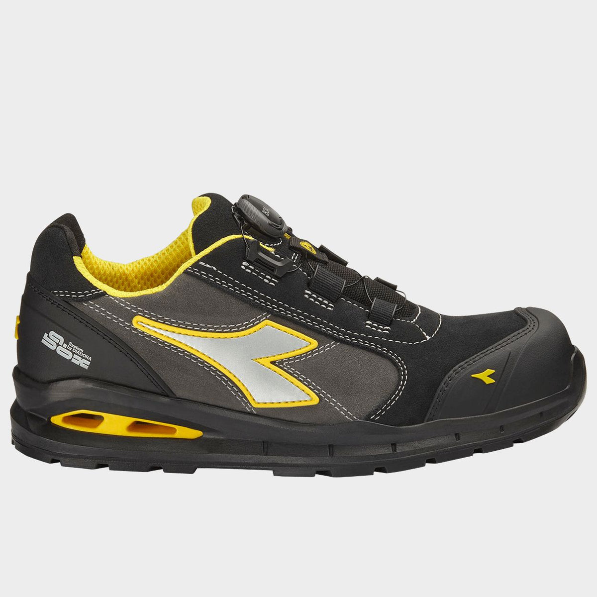 Încălțăminte de protecție DIADORA RUN A.BOX MSTR BOA LOW S3S FO SR SC ESD BLACK/GREY