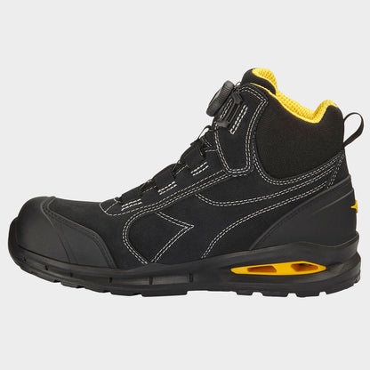 Încălțăminte de protecție DIADORA RUN A.BOX MSTR BOA MID S3S FO SR SC ESD BLACK