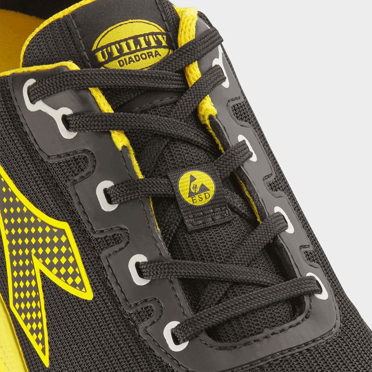 Încălțăminte de lucru DIADORA VORTEX DA2 LOW S3S SC SR HRO ESD BLACK/YELLOW