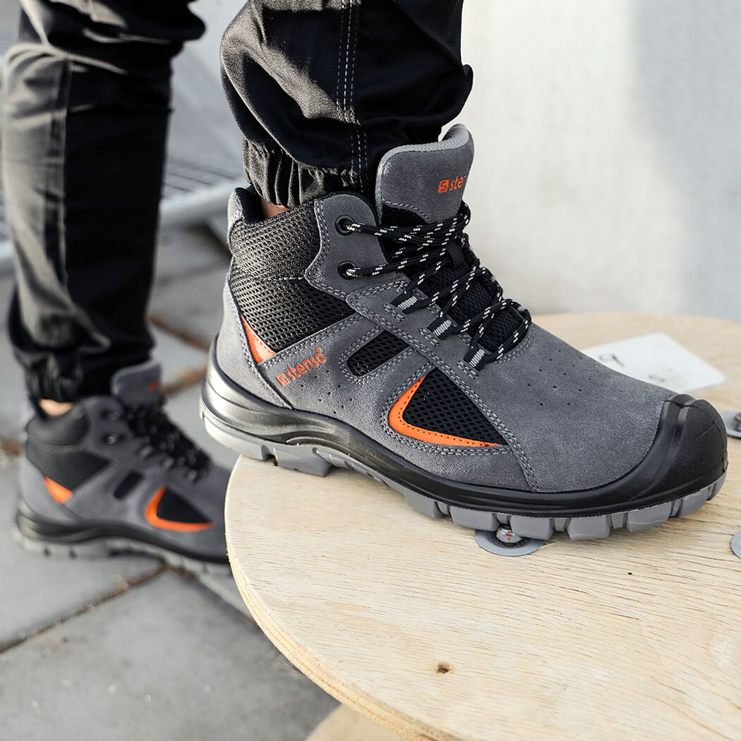 Pantofi de lucru STENSO KASTOR 2.0 GREY MID S1