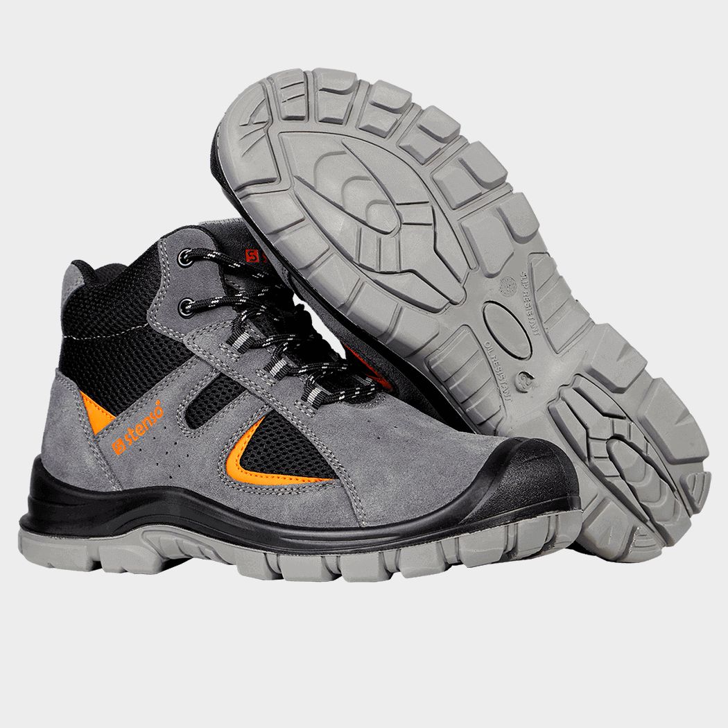 Pantofi de lucru STENSO KASTOR 2.0 GREY MID S1