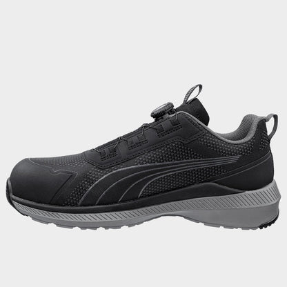 Încălțăminte de protecție PUMA SLIDE BLACK DISC LOW S1PS ESD FO HRO SR