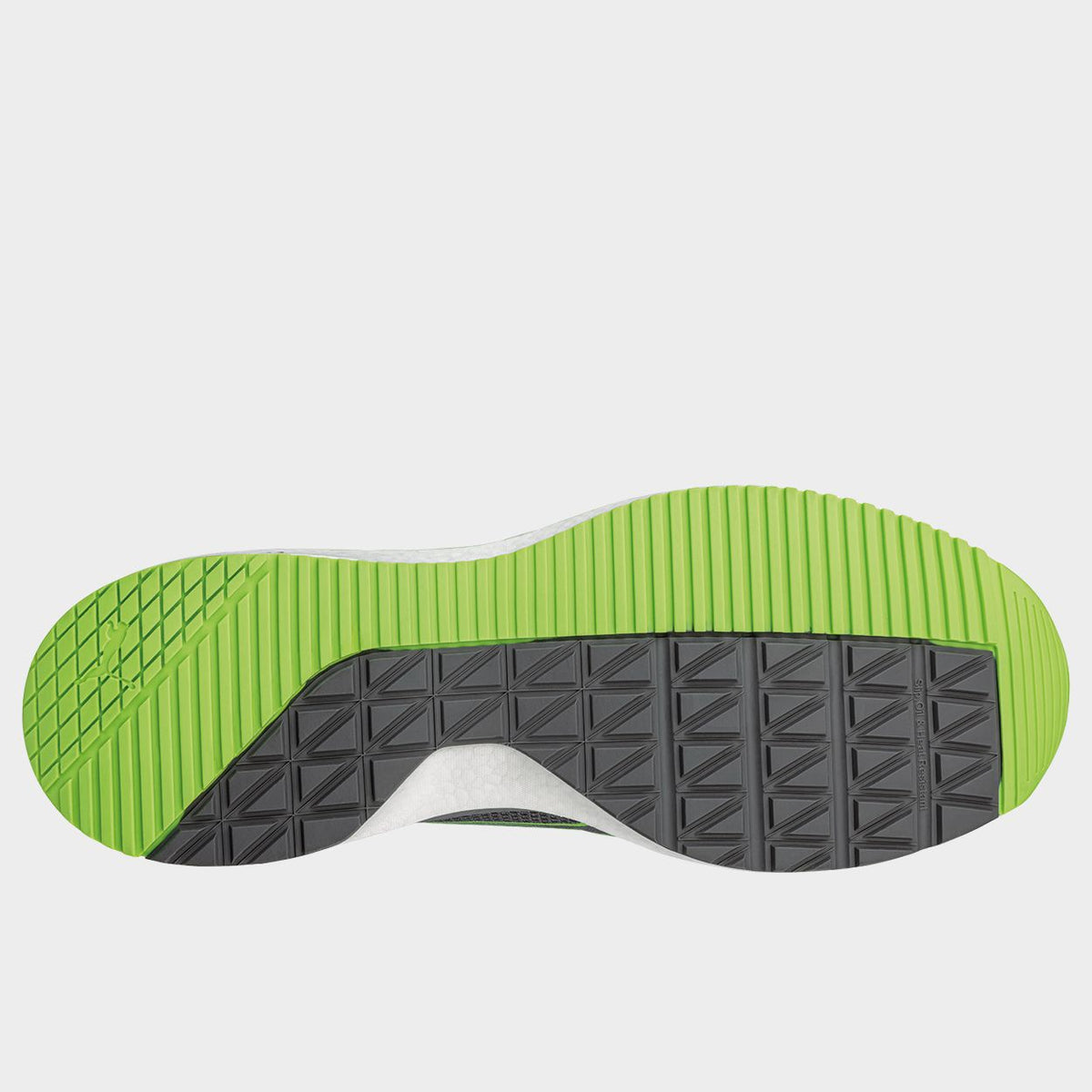 Încălțăminte de protecție PUMA SLIDE GREY/GREEN S1PS ESD FO HRO SR