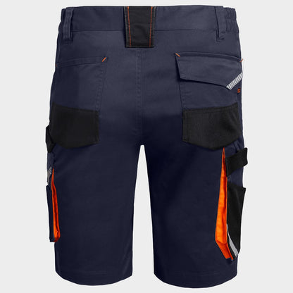 Pantaloni scurți de lucru Kastor Stretch STENSO DARK BLUE/RED