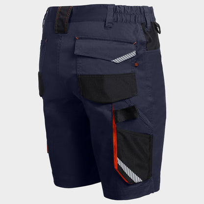 Pantaloni scurți de lucru Kastor Stretch STENSO DARK BLUE/RED