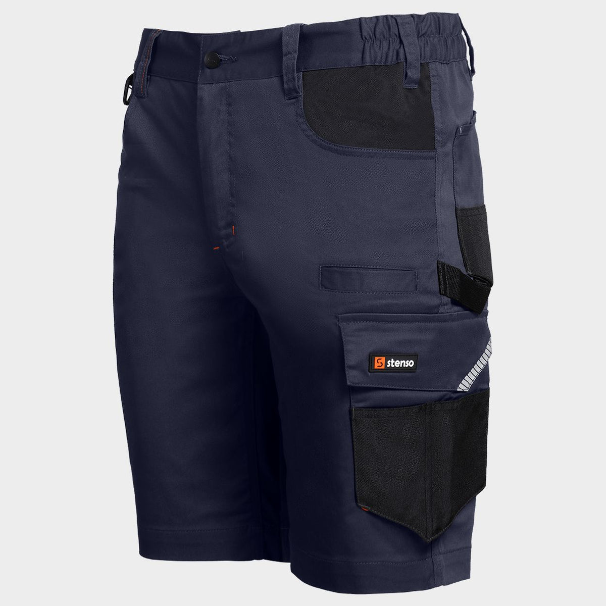 Pantaloni scurți de lucru Kastor Stretch STENSO DARK BLUE/RED