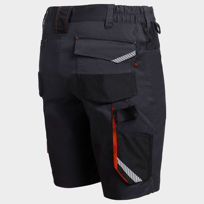 Pantaloni scurți de lucru Kastor Stretch STENSO GREY/ORANGE