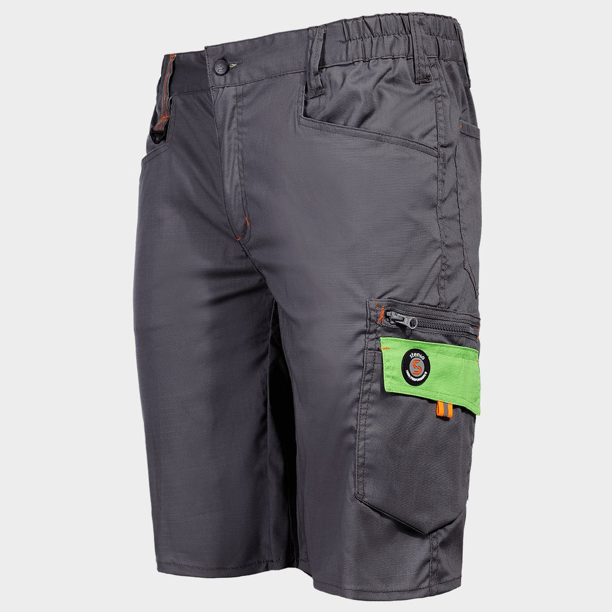 Pantaloni scurți de lucru STENSO PRISMA LIGHT STRETCH GRI DESCHIS