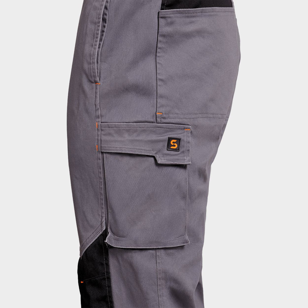 Pantaloni de lucru STENSO MELBOURNE STRETCH GREY/BLACK