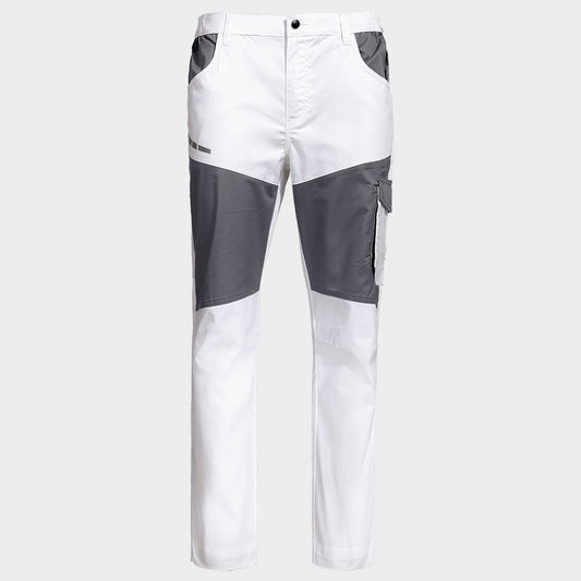 Pantaloni de lucru STENSO EOS STRETCH WHITE/GREY
