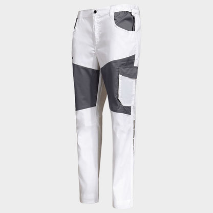 Pantaloni de lucru STENSO EOS STRETCH WHITE/GREY