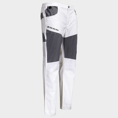 Pantaloni de lucru STENSO EOS STRETCH WHITE/GREY