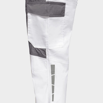 Pantaloni de lucru STENSO EOS STRETCH WHITE/GREY