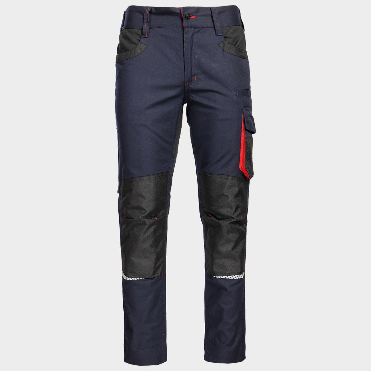 Pantaloni de lucru STENSO KASTOR STRETCH DARK BLUE/RED