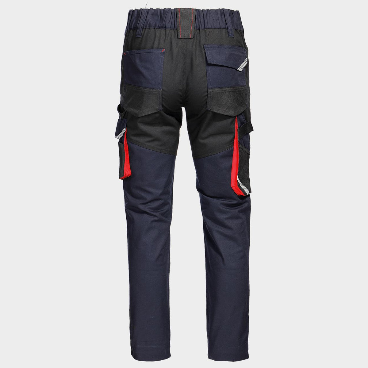 Pantaloni de lucru STENSO KASTOR STRETCH DARK BLUE/RED