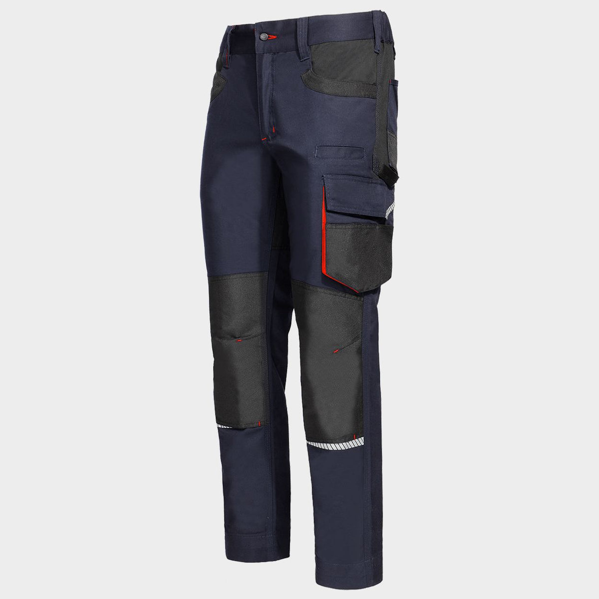 Pantaloni de lucru STENSO KASTOR STRETCH DARK BLUE/RED