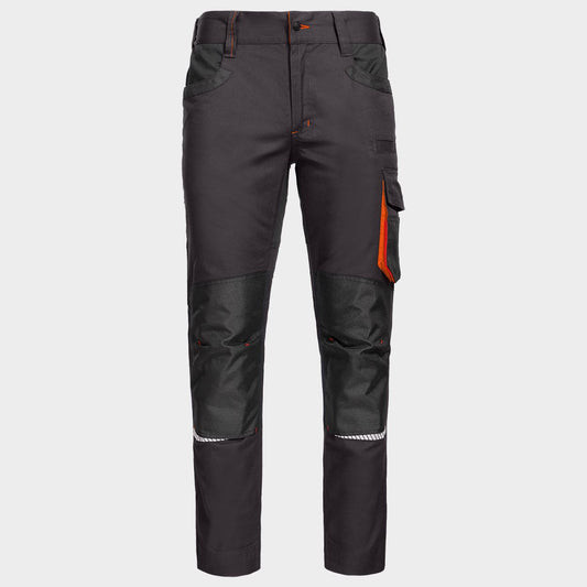 Pantaloni de lucru STENSO KASTOR STRETCH GREY/ORANGE