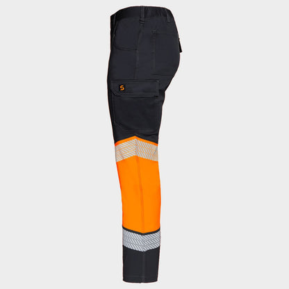 Pantaloni de lucru STENSO PRIMO HV STRETCH ORANGE