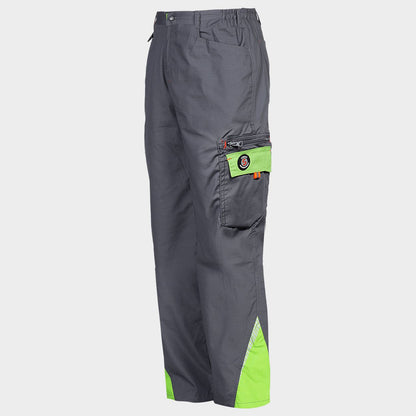Pantaloni de lucru STENSO PRISMA LIGHT STRETCH GRI/VERDE