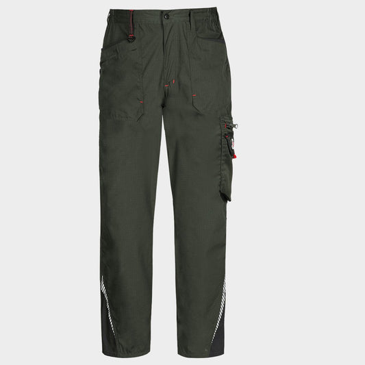 Pantaloni de lucru STENSO PRISMA LIGHT STRETCH KAKI/NEGRU