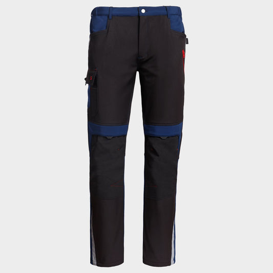 Pantaloni de lucru STENSO PRISMA SOFTSHELL 2.0 ALBASTRU NEGRU/ÎNCHIS